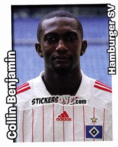Sticker Collin Benjamin - German Football Bundesliga 2008-2009 - Panini