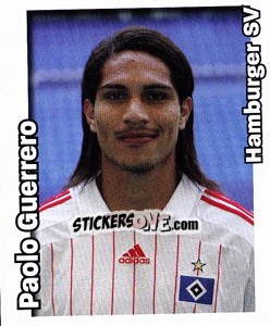 Sticker Paolo Guerrero - German Football Bundesliga 2008-2009 n. 217 - Panini