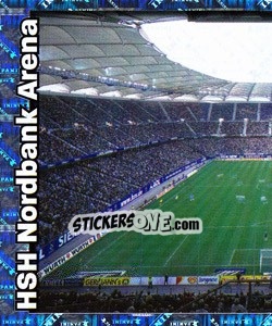 Sticker Stadion - HSH Nordbank Arena - German Football Bundesliga 2008-2009 - Panini