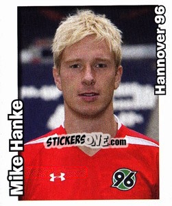 Sticker Mike Hanke - German Football Bundesliga 2008-2009 - Panini