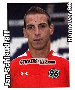 Sticker Jan Schlaudraff - German Football Bundesliga 2008-2009 - Panini