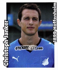 Sticker Christoph Janker - German Football Bundesliga 2008-2009 - Panini