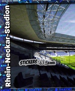 Sticker Stadion - Rhein-Neckar-Stadion - German Football Bundesliga 2008-2009 - Panini