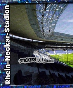 Cromo Stadion - Rhein-Neckar-Stadion - German Football Bundesliga 2008-2009 - Panini