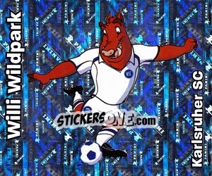 Sticker Willi Wildpark - German Football Bundesliga 2008-2009 - Panini