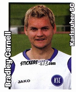 Sticker Bradley Carnell - German Football Bundesliga 2008-2009 - Panini