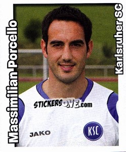 Sticker Massimilian Porcello - German Football Bundesliga 2008-2009 - Panini