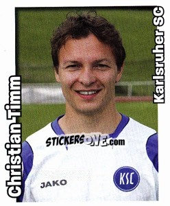 Sticker Christian Timm - German Football Bundesliga 2008-2009 - Panini