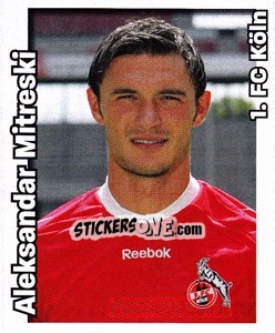 Sticker Aleksandar Mitreski - German Football Bundesliga 2008-2009 - Panini