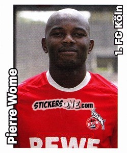 Sticker Pierre Wome - German Football Bundesliga 2008-2009 - Panini