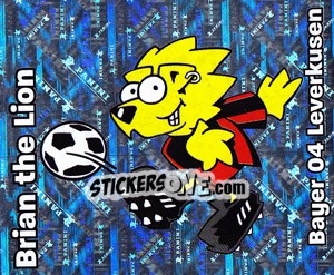 Sticker Brian the Lion - German Football Bundesliga 2008-2009 - Panini