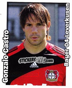 Figurina Gonzalo Castro - German Football Bundesliga 2008-2009 - Panini