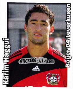 Sticker Karim Haggui - German Football Bundesliga 2008-2009 - Panini