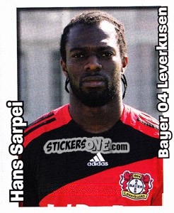 Sticker Hans Sarpei - German Football Bundesliga 2008-2009 - Panini