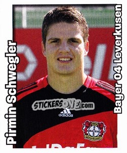 Sticker Pirmin Schwegler - German Football Bundesliga 2008-2009 n. 350 - Panini
