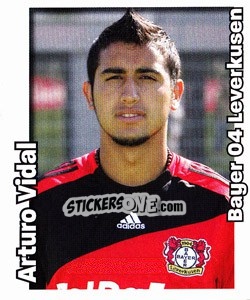 Sticker Arturo Vidal - German Football Bundesliga 2008-2009 n. 351 - Panini
