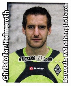 Sticker Christofer Heimeroth - German Football Bundesliga 2008-2009 - Panini