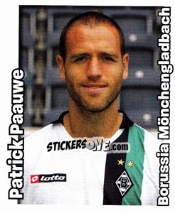 Sticker Patrick Paauwe - German Football Bundesliga 2008-2009 - Panini