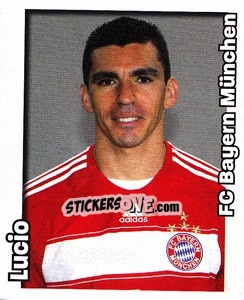 Sticker Lucio - German Football Bundesliga 2008-2009 - Panini