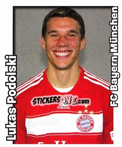 Cromo Lukas Podolski - German Football Bundesliga 2008-2009 - Panini