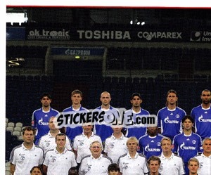 Sticker Team Sticker - German Football Bundesliga 2008-2009 n. 411 - Panini