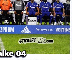 Sticker Team Sticker - German Football Bundesliga 2008-2009 n. 414 - Panini