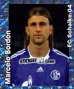 Sticker Marcelo Bordon - German Football Bundesliga 2008-2009 n. 418 - Panini