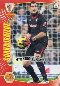 Sticker Gorka Iraizoz - Liga BBVA 2011-2012. Megacracks - Panini