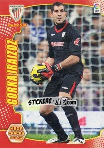Cromo Gorka Iraizoz - Liga BBVA 2011-2012. Megacracks n. 2 - Panini