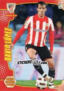 Cromo David Lopez - Liga BBVA 2011-2012. Megacracks - Panini
