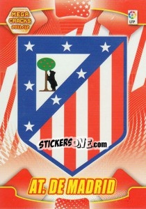 Figurina Escudo - Liga BBVA 2011-2012. Megacracks - Panini