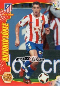 Sticker Antonio Lopez - Liga BBVA 2011-2012. Megacracks n. 26 - Panini