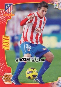 Sticker Koke - Liga BBVA 2011-2012. Megacracks - Panini