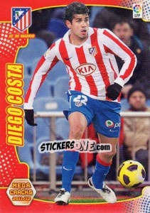 Cromo Diego Costa - Liga BBVA 2011-2012. Megacracks - Panini