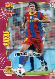 Sticker Puyol - Liga BBVA 2011-2012. Megacracks n. 41 - Panini