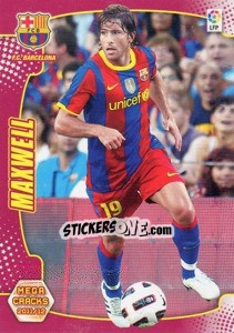 Sticker Maxwell - Liga BBVA 2011-2012. Megacracks n. 44 - Panini