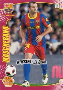 Cromo Mascherano - Liga BBVA 2011-2012. Megacracks - Panini