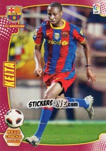 Sticker Seydou Keita - Liga BBVA 2011-2012. Megacracks n. 49 - Panini