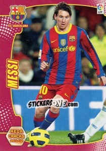 Sticker Messi - Liga BBVA 2011-2012. Megacracks n. 53 - Panini