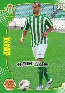 Sticker Amaya - Liga BBVA 2011-2012. Megacracks n. 60 - Panini