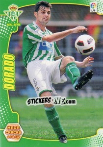 Sticker Dorado - Liga BBVA 2011-2012. Megacracks n. 61 - Panini