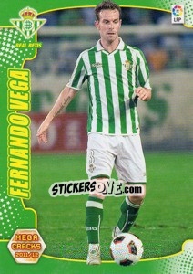 Sticker Fernando Vega - Liga BBVA 2011-2012. Megacracks n. 62 - Panini