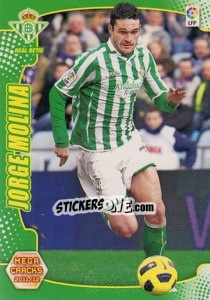 Sticker Jorge Molina - Liga BBVA 2011-2012. Megacracks - Panini