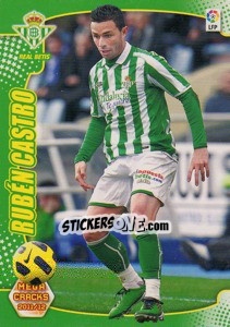Cromo Ruben Castro - Liga BBVA 2011-2012. Megacracks - Panini