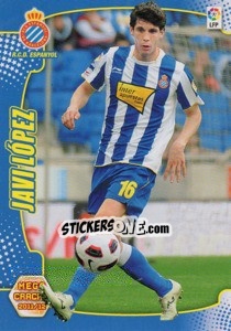 Sticker Javi Lopez - Liga BBVA 2011-2012. Megacracks - Panini