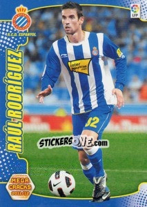 Cromo Raul Rodriguez - Liga BBVA 2011-2012. Megacracks - Panini