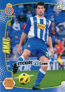 Sticker Amat - Liga BBVA 2011-2012. Megacracks - Panini