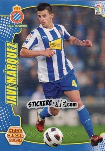 Sticker Javi Marquez - Liga BBVA 2011-2012. Megacracks - Panini