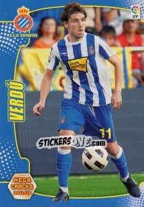 Cromo Verdu - Liga BBVA 2011-2012. Megacracks - Panini