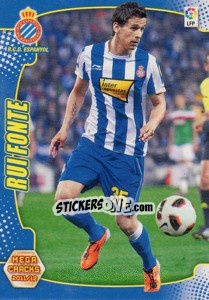 Cromo Rui Fonte - Liga BBVA 2011-2012. Megacracks - Panini